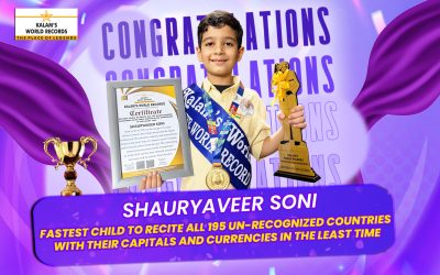 Fastest Child to Recite All 195 Un-recognized Countries With Their Capitals and Currencies in the Least Time