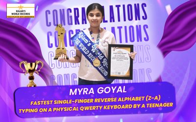 Fastest Single-finger Reverse Alphabet (Z-A) Typing on a Physical Qwerty Keyboard by a Teenager