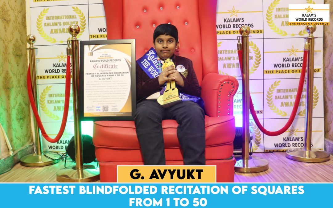 Fastest Blindfolded Recitation of Squares From 1 to 50