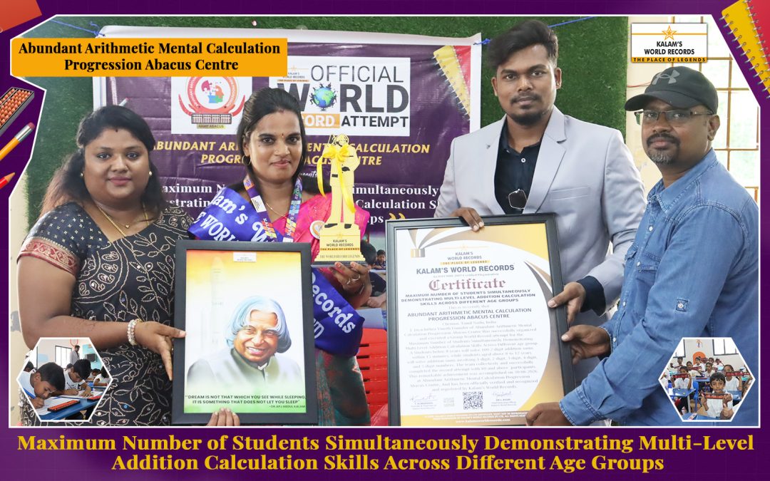 Maximum Number of Students Simultaneously Demonstrating Multi-Level Addition Calculation Skills Across Different Age Groups