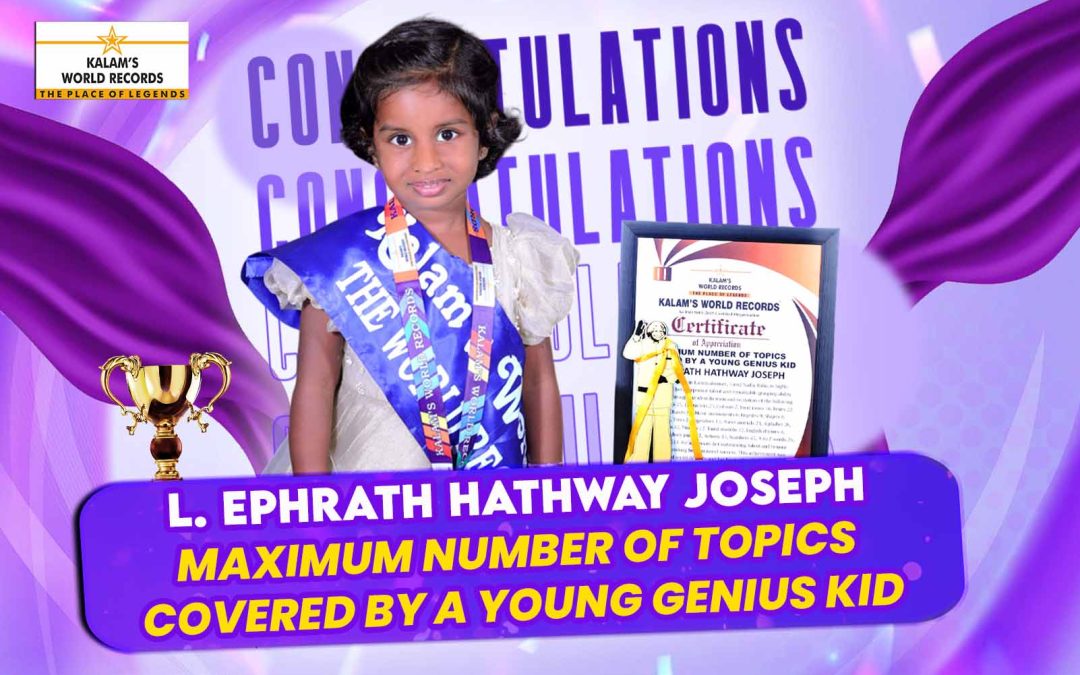 MAXIMUM NUMBER OF TOPICS COVERED BY A YOUNG GENIUS KID