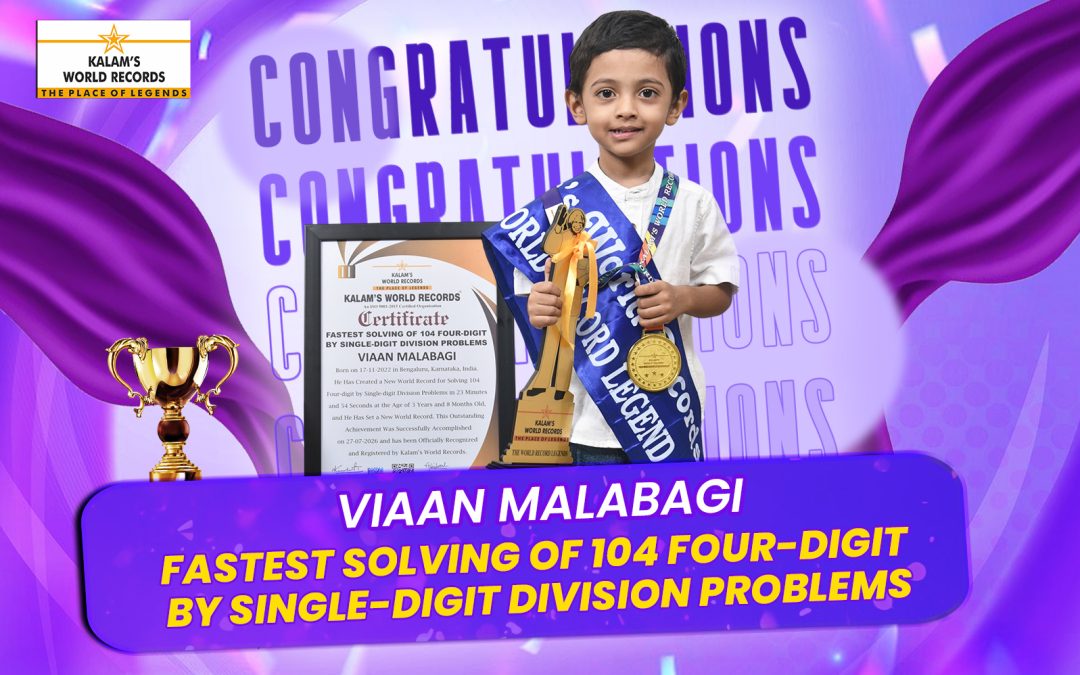 Fastest Solving of 104 Four-digit by Single-digit Division Problems