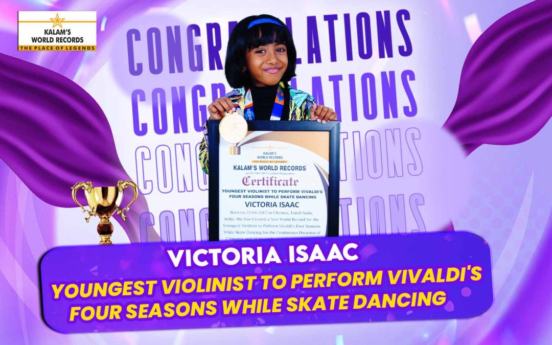 YOUNGEST VIOLINIST TO PERFORM VIVALDI’S FOUR SEASONS WHILE SKATE DANCING