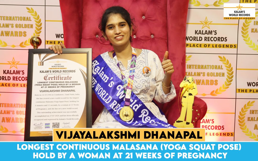Longest Continuous Malasana (Yoga Squat Pose) Hold by a Woman at 21 Weeks of Pregnancy