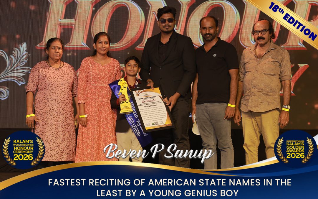Fastest Reciting of American State Names in the Least by a Young Genius Boy
