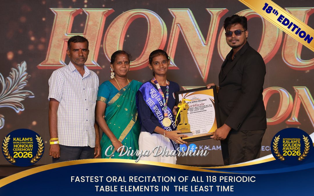 FASTEST ORAL RECITATION OF ALL 118 PERIODIC TABLE ELEMENTS IN  THE LEAST TIME