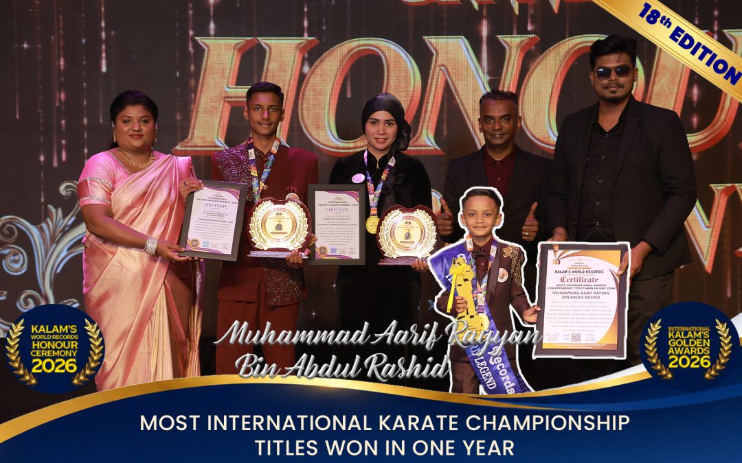 Most International Karate Championship Titles Won in One Year
