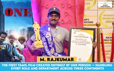 The First Tamil Film Created Entirely by One Person — Handling Every Role and Department Across Three Continents