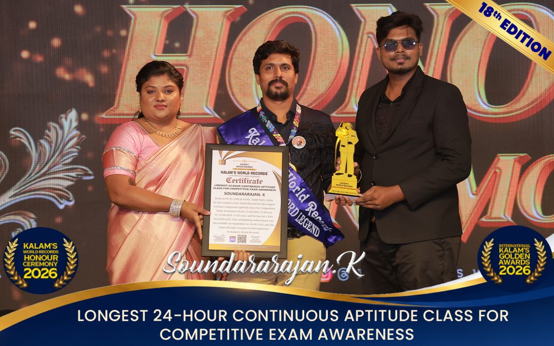 Longest 24-hour Continuous Aptitude Class for Competitive Exam Awareness