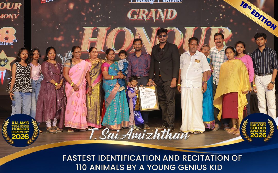 Fastest Identification and Recitation of 110 Animals by a Young Genius Kid