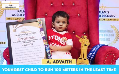 Youngest Child to Run 100 Meters in the Least Time